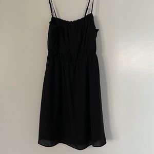 Cinched Waist Black Dress by Sunday Best
